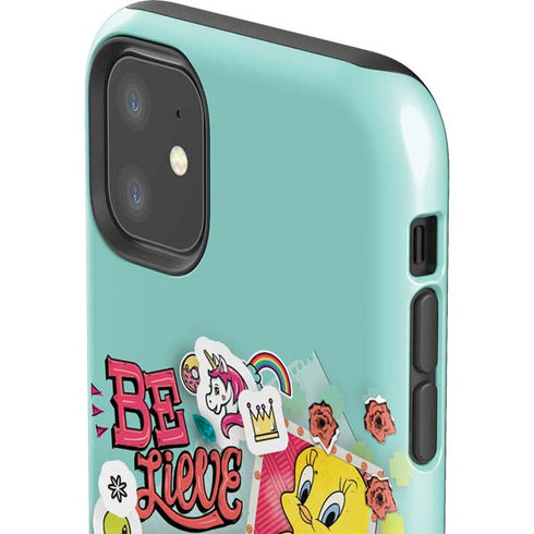 Looney Tunes Tweety Bird Believe In Yourself iPhone 11 Impact Case