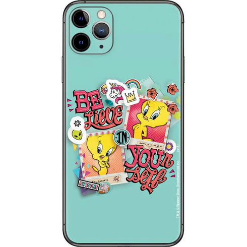 Looney Tunes Tweety Bird Believe In Yourself iPhone 11 Pro Max Skin