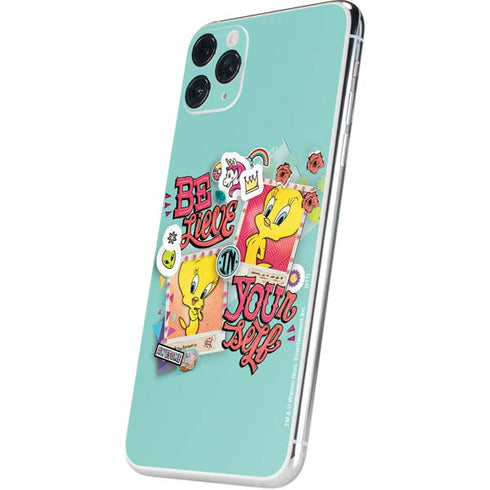 Looney Tunes Tweety Bird Believe In Yourself iPhone 11 Pro Max Skin