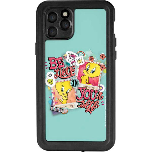 Looney Tunes Tweety Bird Believe In Yourself iPhone 11 Pro Waterproof Case