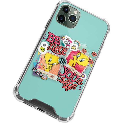 Looney Tunes Tweety Bird Believe In Yourself iPhone 12 Pro Clear Case