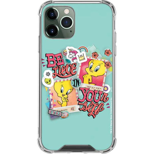 Looney Tunes Tweety Bird Believe In Yourself iPhone 12 Pro Max Clear Case