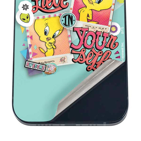 Looney Tunes Tweety Bird Believe In Yourself iPhone 12 Skin