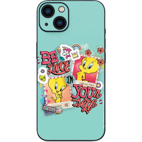 Looney Tunes Tweety Bird Believe In Yourself iPhone 13 Skin