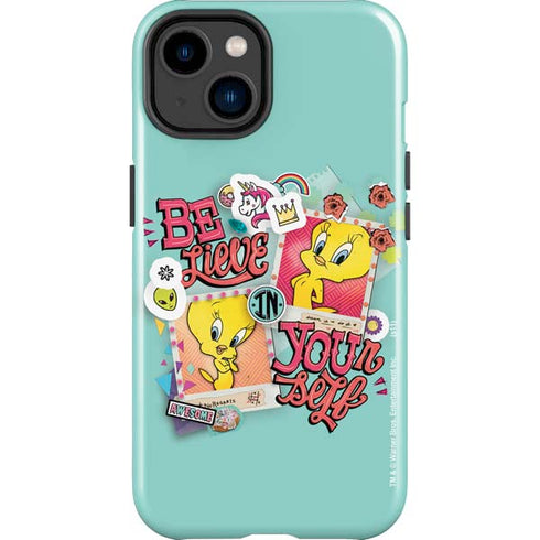 Looney Tunes Tweety Bird Believe In Yourself iPhone 15 Plus Impact Case