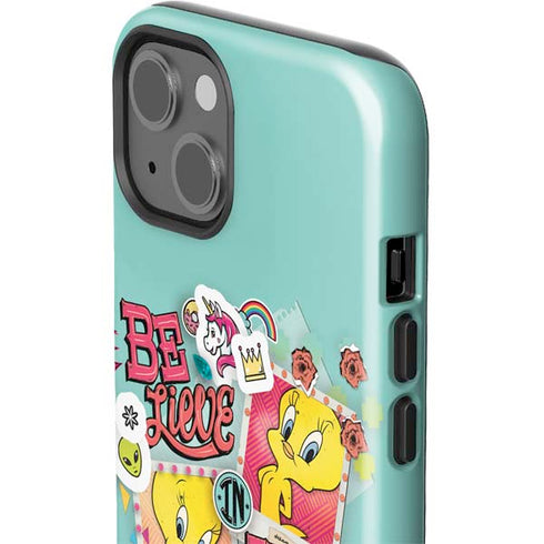 Looney Tunes Tweety Bird Believe In Yourself iPhone 15 Plus Impact Case