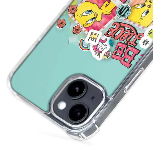 Looney Tunes Tweety Bird Believe In Yourself iPhone 14 Plus MagSafe Case