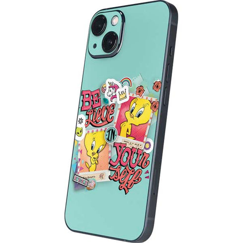 Looney Tunes Tweety Bird Believe In Yourself iPhone 14 Plus Skin