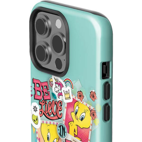 Looney Tunes Tweety Bird Believe In Yourself iPhone 15 Pro Impact Case