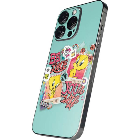Looney Tunes Tweety Bird Believe In Yourself iPhone 14 Pro Max Skin