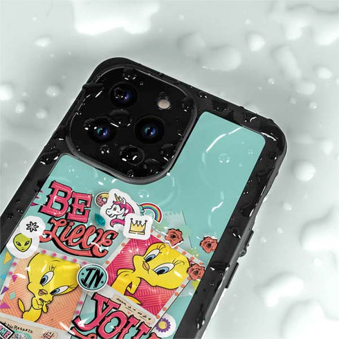 Looney Tunes Tweety Bird Believe In Yourself iPhone 14 Pro Max Waterproof Case