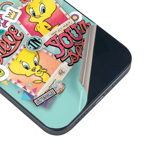 Looney Tunes Tweety Bird Believe In Yourself iPhone 15 Skin