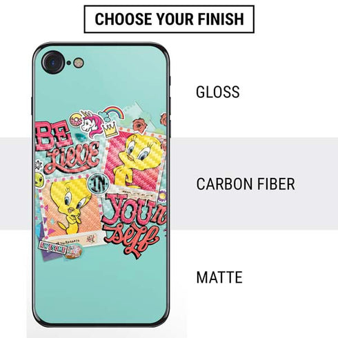 Looney Tunes Tweety Bird Believe In Yourself iPhone SE (2nd & 3rd Gen) Skin