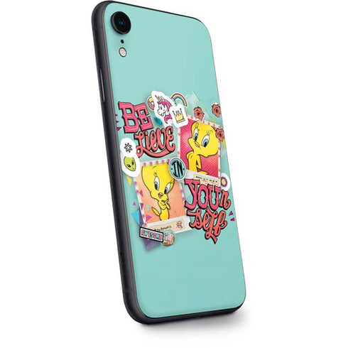 Looney Tunes Tweety Bird Believe In Yourself iPhone XR Skin