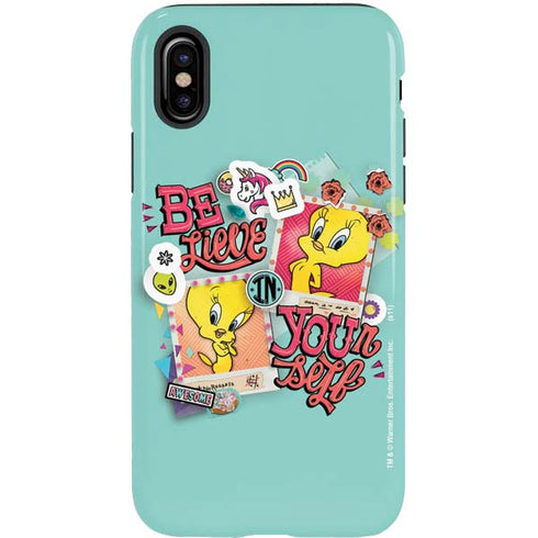 Looney Tunes Tweety Bird Believe In Yourself iPhone XS Pro Case