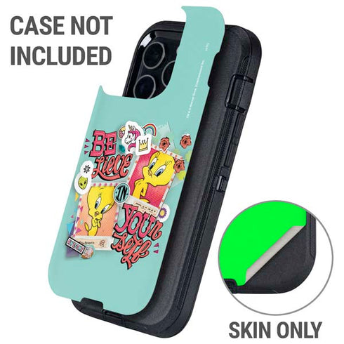 Looney Tunes Tweety Bird Believe In Yourself Otterbox Defender iPhone Skin