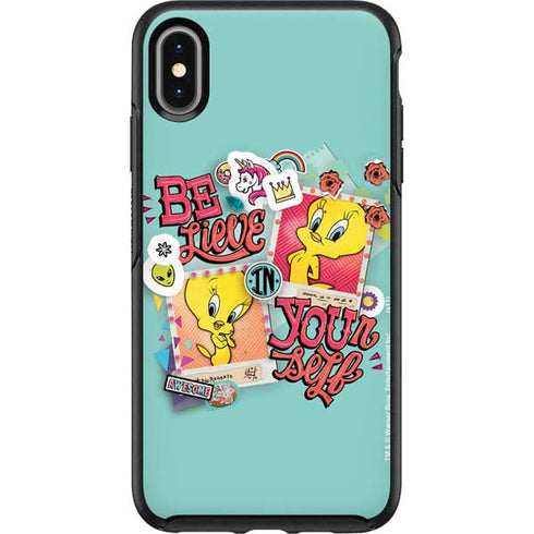 Looney Tunes Tweety Bird Believe In Yourself Otterbox Symmetry iPhone Skin