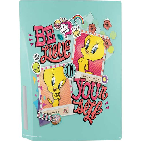 Looney Tunes Tweety Bird Believe In Yourself PS5 Bundle Skin