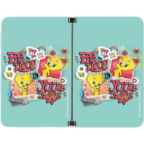 Looney Tunes Tweety Bird Believe In Yourself Surface Duo Skin