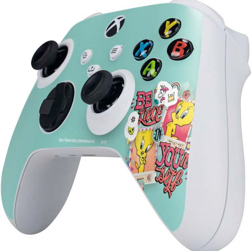 Looney Tunes Tweety Bird Believe In Yourself Xbox Series S Controller Skin