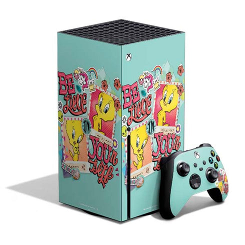 Looney Tunes Tweety Bird Believe In Yourself Xbox Series X Bundle Skin