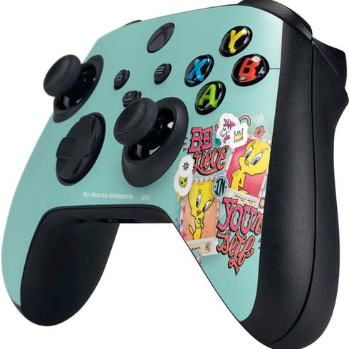 Looney Tunes Tweety Bird Believe In Yourself Xbox Series X Controller Skin