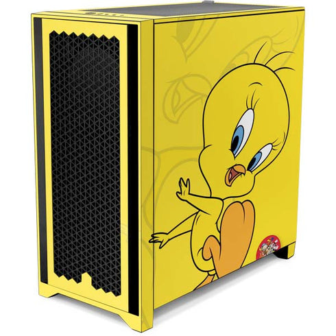 Looney Tunes Tweety Bird Double Corsair 4000D Tempered Glass Mid-Tower ATX Case Skin