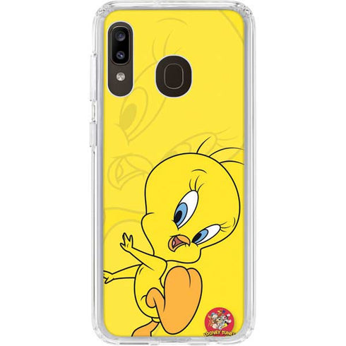 Looney Tunes Tweety Bird Double Galaxy A20 Clear Case