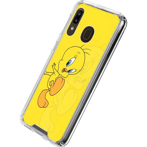 Looney Tunes Tweety Bird Double Galaxy A30 Clear Case