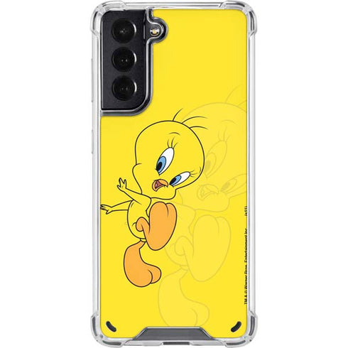 Looney Tunes Tweety Bird Double Galaxy S21 5G Clear Case