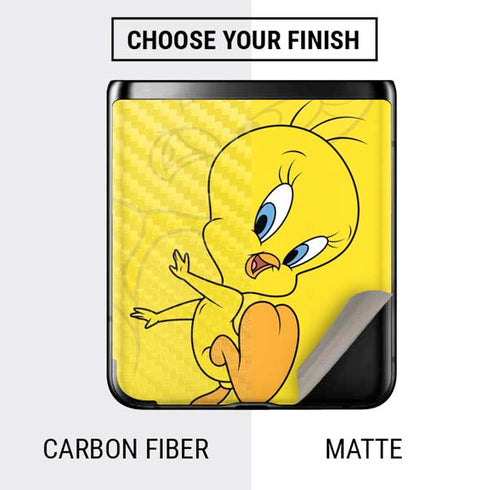 Looney Tunes Tweety Bird Double Galaxy Z Flip Skin
