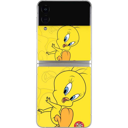 Looney Tunes Tweety Bird Double Galaxy Z Flip4 5G Skin