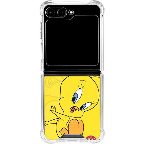 Looney Tunes Tweety Bird Double Galaxy Z Flip5 5G Clear Case