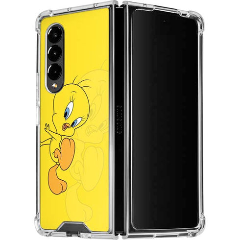 Looney Tunes Tweety Bird Double Galaxy Z Fold4 5G Clear Case