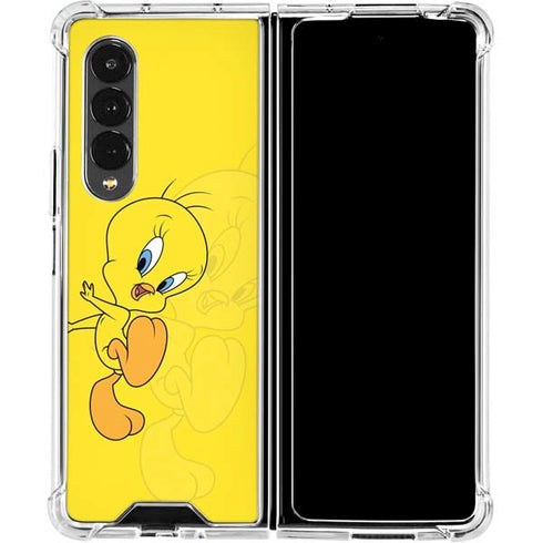 Looney Tunes Tweety Bird Double Galaxy Z Fold4 5G Clear Case