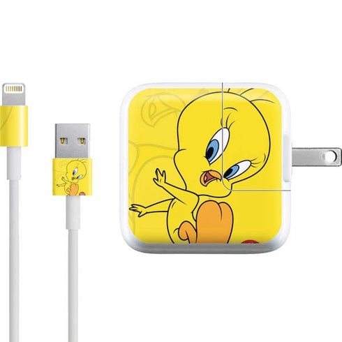 Looney Tunes Tweety Bird Double iPad Charger (10W USB) Skin