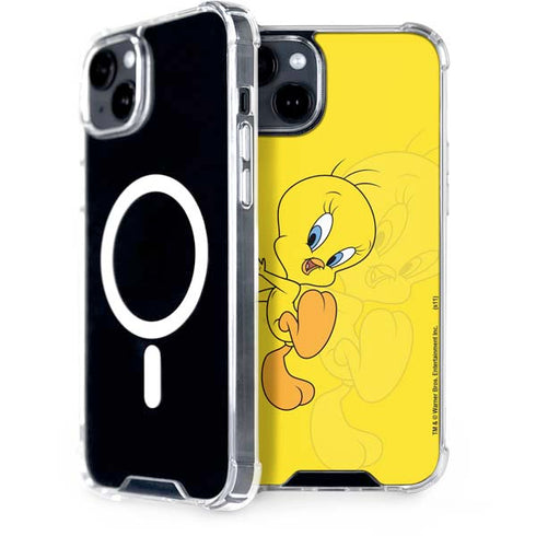 Looney Tunes Tweety Bird Double iPhone 15 Plus MagSafe Case
