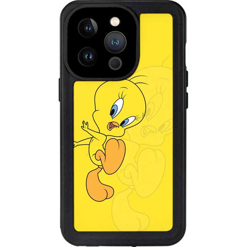 Looney Tunes Tweety Bird Double iPhone 14 Pro Waterproof Case