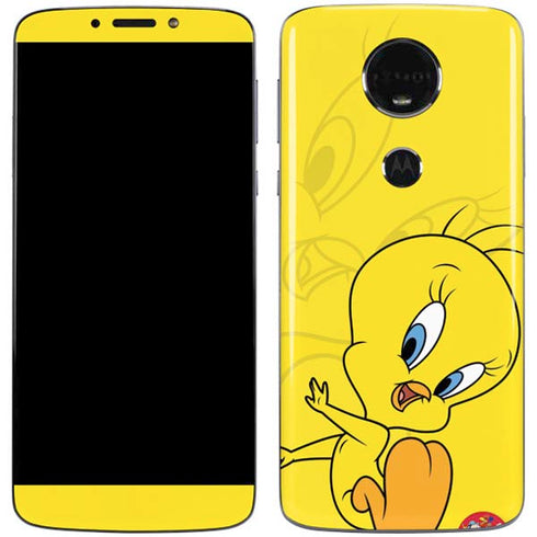 Looney Tunes Tweety Bird Double Moto E5 Plus Skin