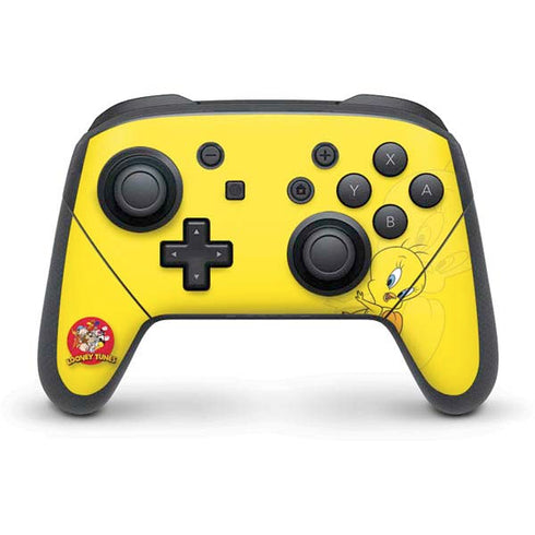 Looney Tunes Tweety Bird Double Nintendo Switch Pro Controller Skin