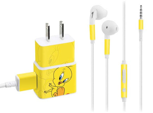 Looney Tunes Tweety Bird Double Phone Charger Skin