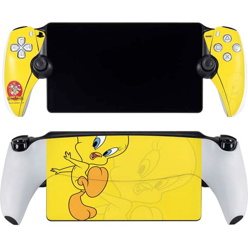 Looney Tunes Tweety Bird Double PlayStation Portal Remote Player Skin