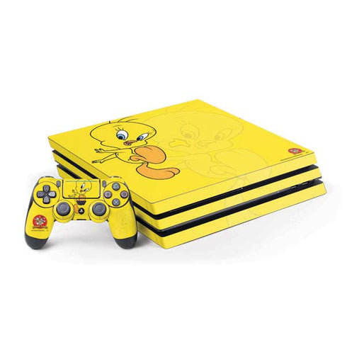 Looney Tunes Tweety Bird Double PS4 Pro Bundle Skin