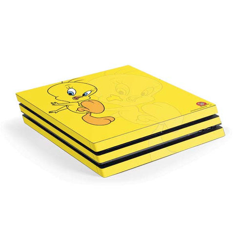 Looney Tunes Tweety Bird Double PS4 Pro Console Skin
