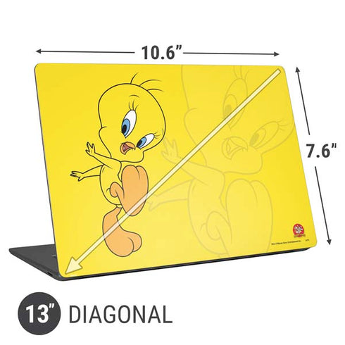 Looney Tunes Tweety Bird Double Universal Laptop 13in (10.6 x 7.6in) Skin