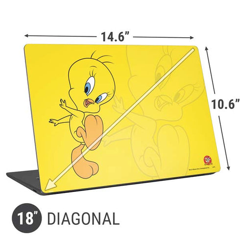 Looney Tunes Tweety Bird Double Universal Laptop 18in (14.6 x 10.6in) Skin