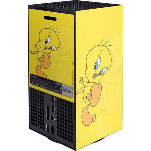 Looney Tunes Tweety Bird Double Xbox Series X Console Skin