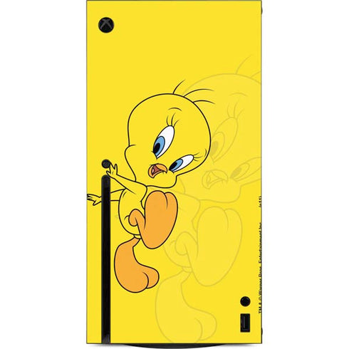 Looney Tunes Tweety Bird Double Xbox Series X Console Skin