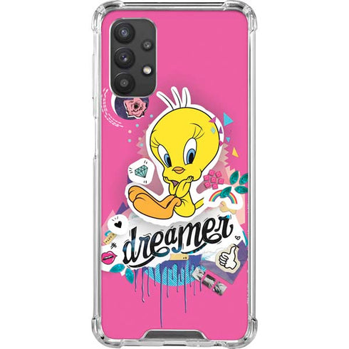 Looney Tunes Tweety Bird Dreamer Galaxy A32 5G Clear Case
