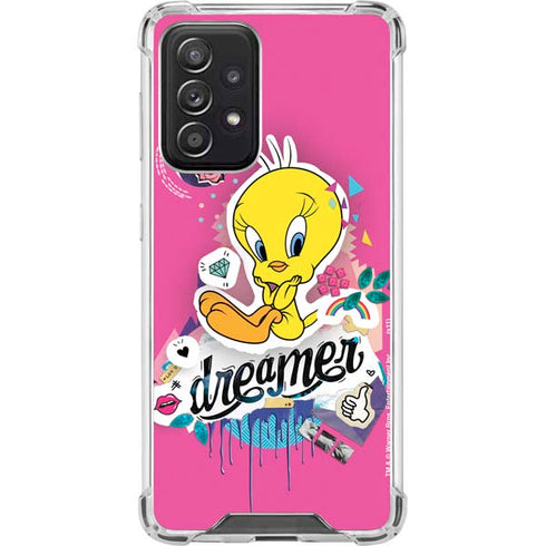 Looney Tunes Tweety Bird Dreamer Galaxy A52 5G Clear Case